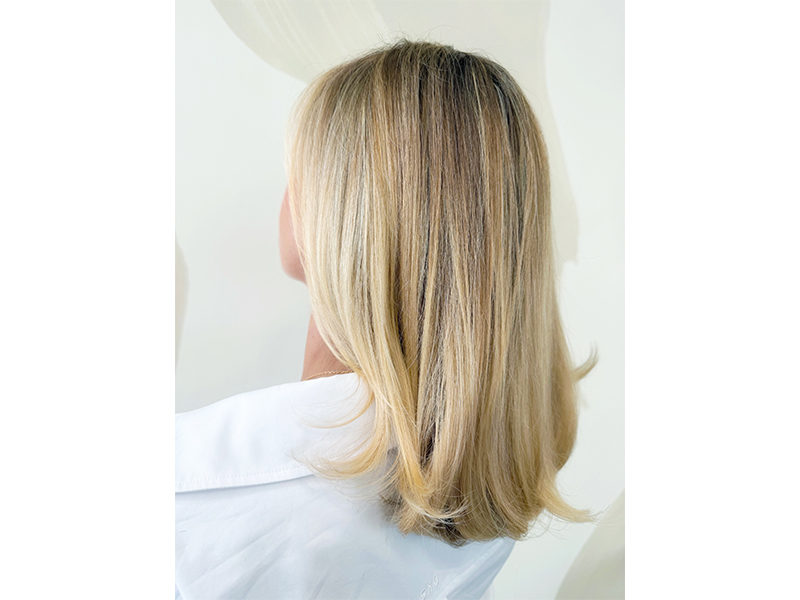 Bedford & Grove Blonde highlights in Singapore - balayage, lowlights, hair colour by hairdressers in singapore