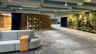 campus learning spaces at RD American School for international students