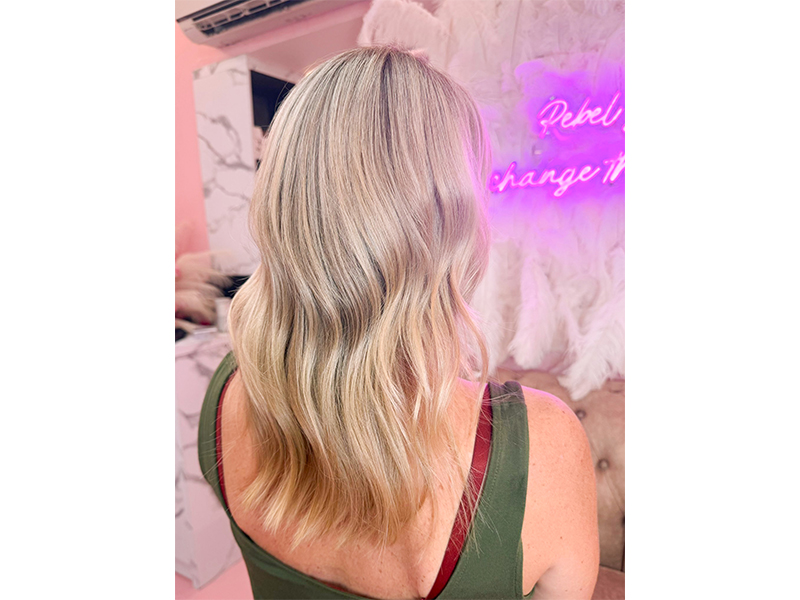 The Blonde Tourage Blonde highlights in Singapore - balayage, lowlights, hair colour by hairdressers in singapore