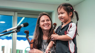 SAIS Early Learning Village violin lessons