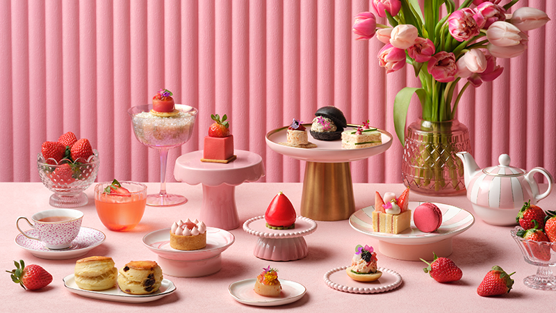 Strawberry Bliss Afternoon Tea at The Fullerton Hotel Singapore