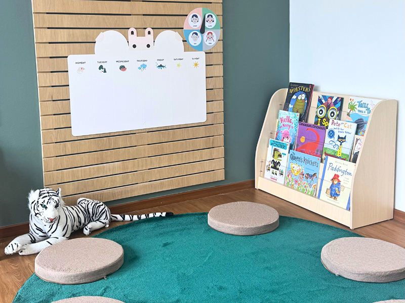 reading corner - HEI preschool programme