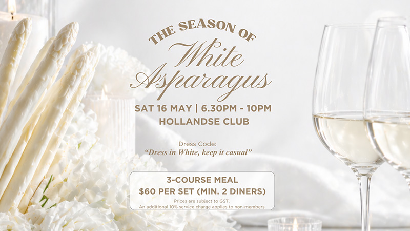 white asparagus event hollandse club