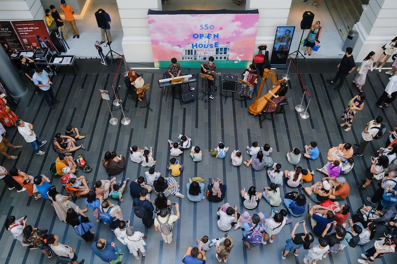 What to do with kids - The Singapore Symphony Orchestra Open House at Victoria Concert Hall