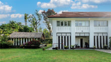 Black and White House at Seletar Air Base