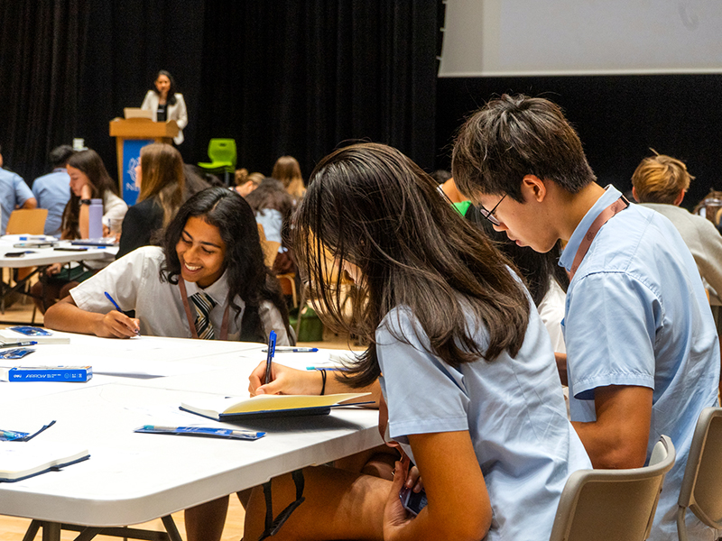 Student Leadership Conference in progress