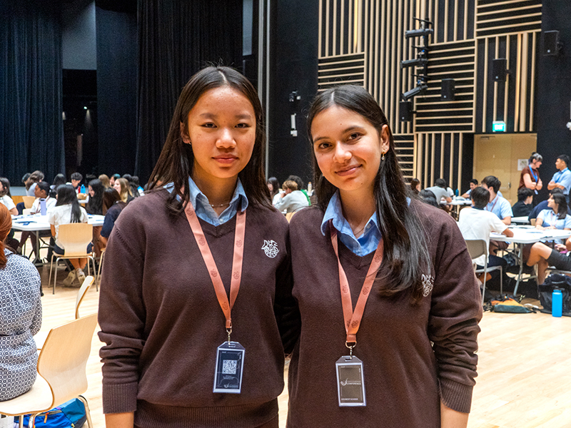 student leadership conference from Denise and Dalia of North London Collegiate School Singapore