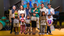 Aureus Academy summer music camp participants