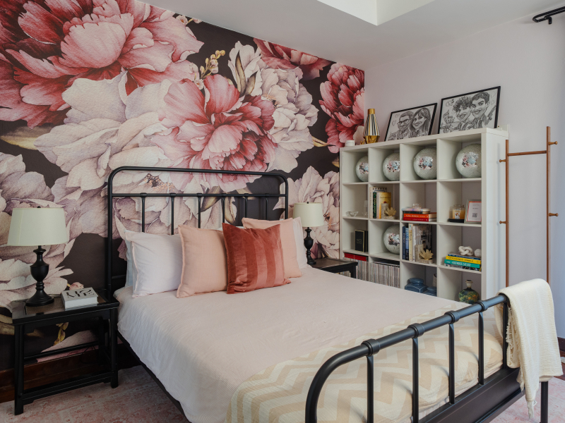 bedroom at the arcadia condo