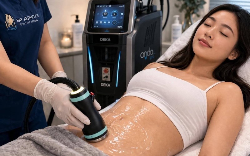 Onda Pro in Singapore - treatment for double chin, body contouring at Bay Aesthetics Clinic Onda Pro in Singapore - treatment for double chin, body contouring
