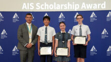 Australia International School scholarship students in Singapore
