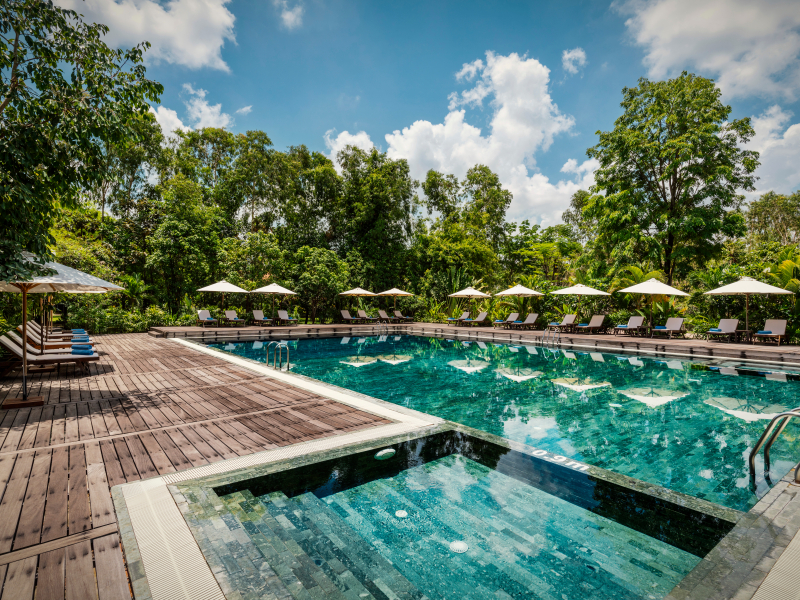 Farmhouse resort & spa pool