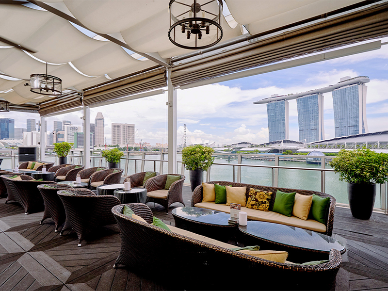 Lantern, The Fullerton Bay Hotel Singapore - best bars in singapore - rooftop bar