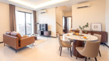 Weave Residences East Coast - living room luxury property rental in Singapore