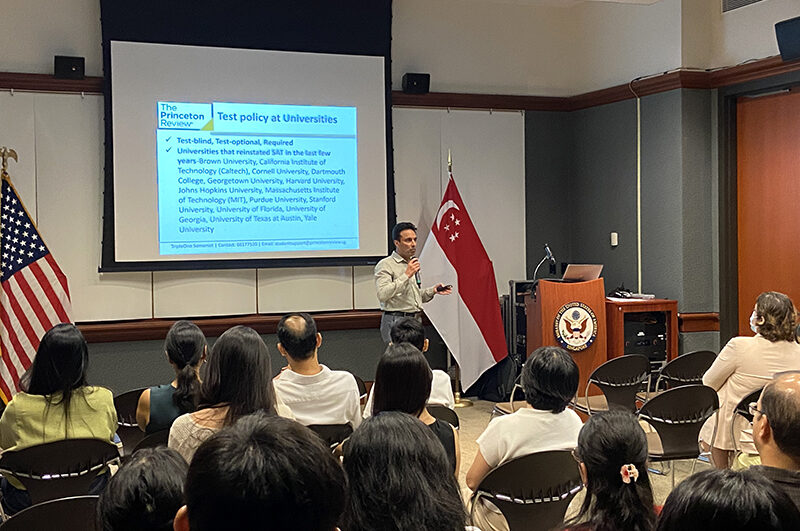 The Princeton Review at the US Embassy in Singapore