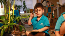Dover Court International School NEST early childhood education classroom activity
